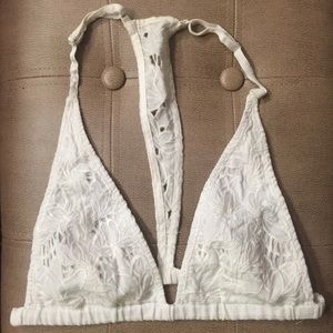 Free People white lace bralette